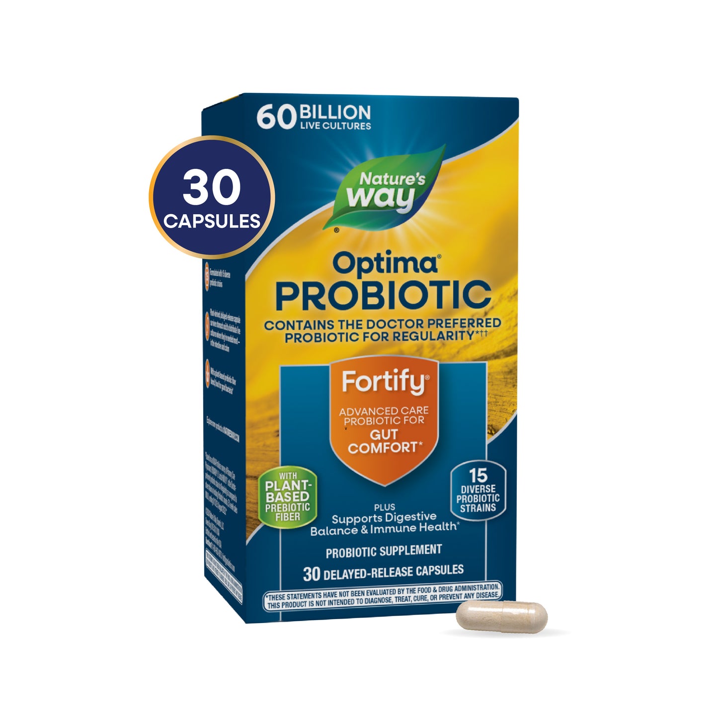 <{%MAIN8_15783%}>Nature's Way® | Fortify® Optima® Advanced Care 60 Billion Probiotic