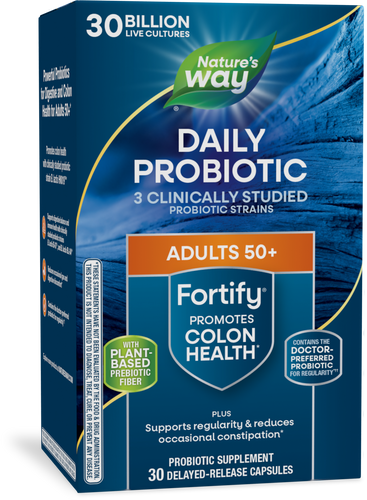 Natures's Way Fortify® 30 Billion Daily Probiotic Adults 50+ Sku:10293