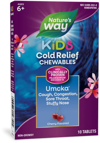 Natures's Way Umcka® Kids Cold Relief Chewables Sku:12351