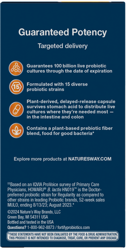 Nature's Way® | Fortify® Optima® 100 Billion Probiotic Sku:15784