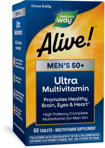 Natures's Way Alive!® Men's 50+ Ultra Multivitamin Sku:15691