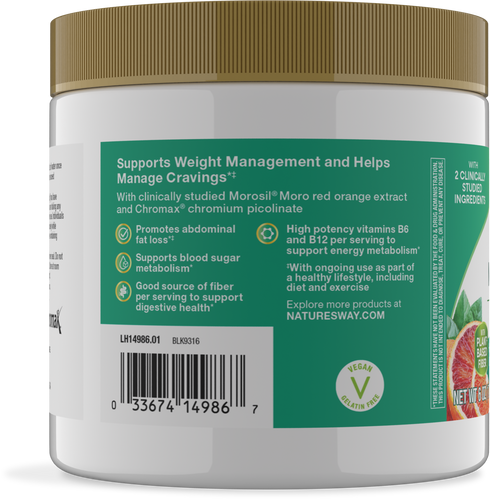 Nature's Way® | Weight Manager Drink Mix Powder - left side of pack Sku:14986