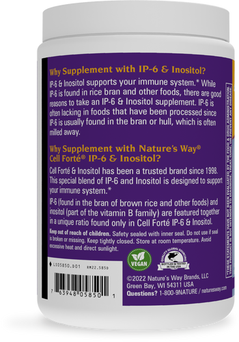 Nature's Way® | Cell Forté® IP-6 & Inositol Ultra-Strength‡ Powder Sku:05850