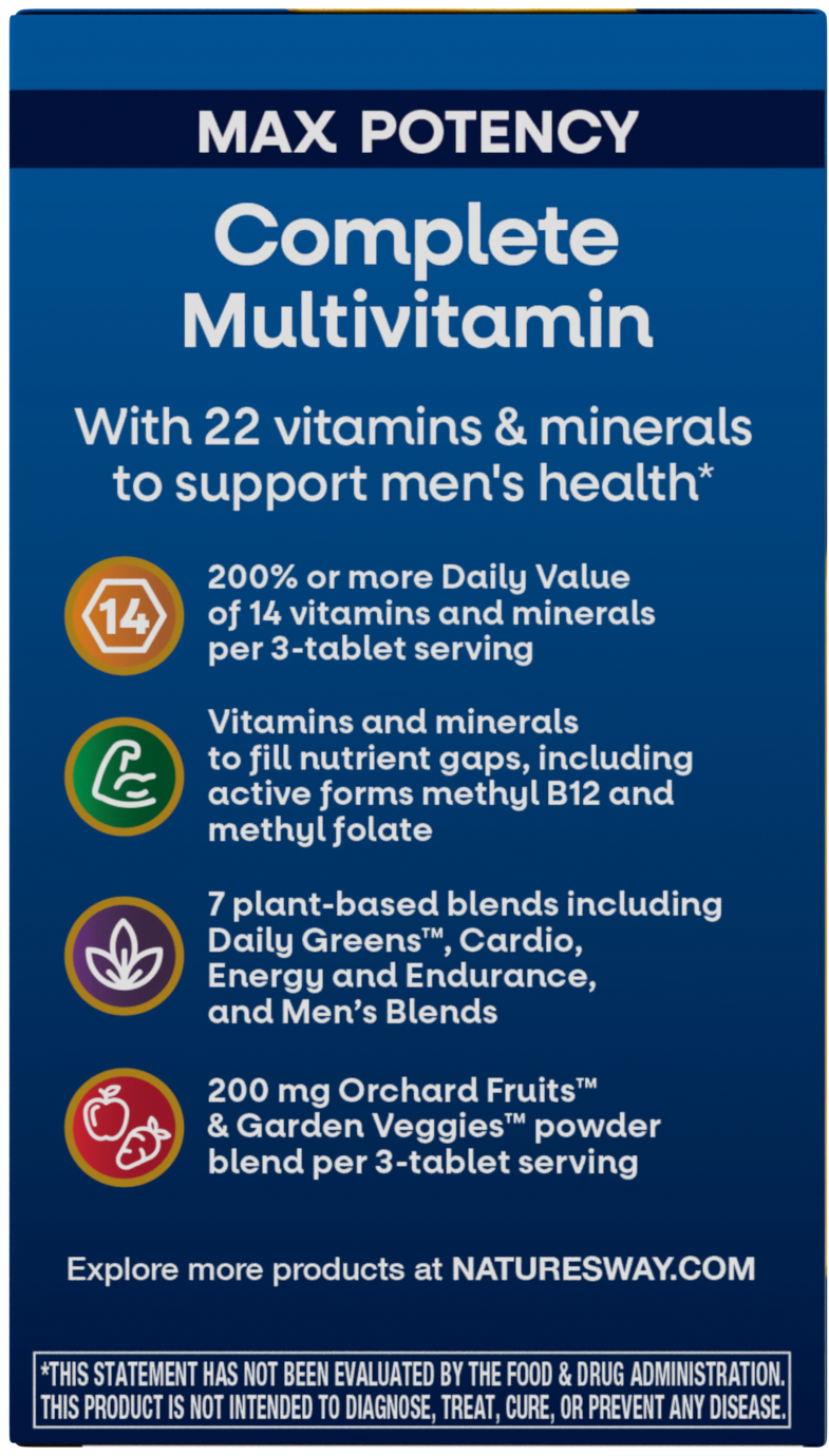 <{%MAIN6_15542%}>Nature's Way® | Alive!® Men's Max3 Daily Multivitamin