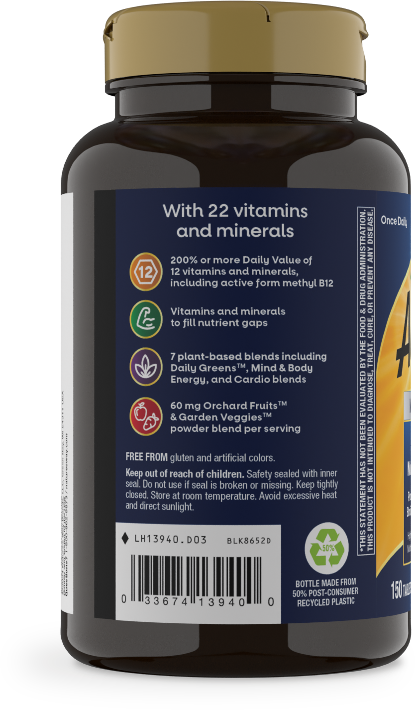 <{%MAIN4_13940%}>Nature's Way® | Alive!® Men's 50+ Ultra Multivitamin