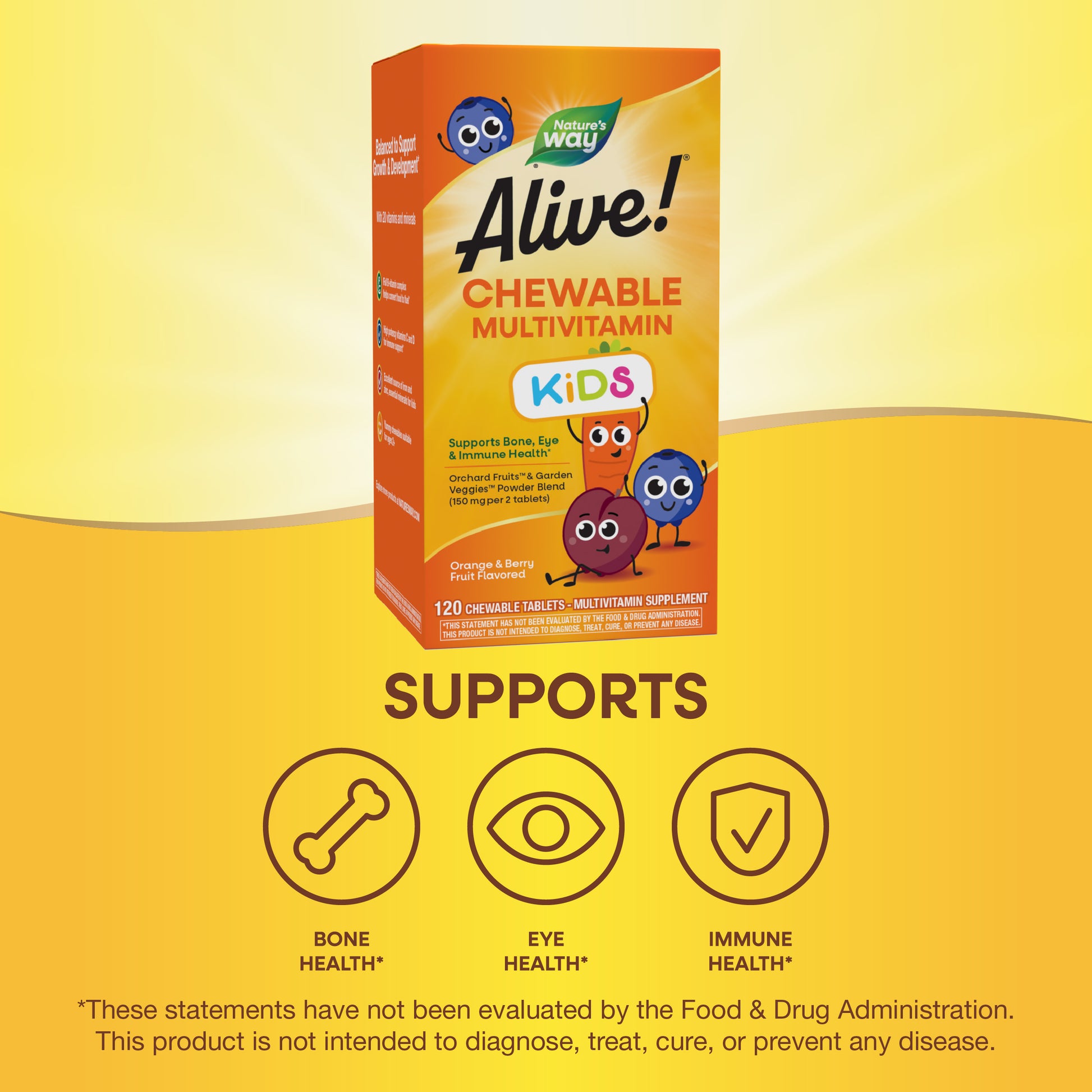 Nature's Way® | Alive!® Kids Chewable Multivitamin