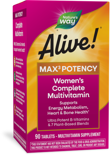 Natures's Way Alive!® Max3 Potency Women’s Multivitamin Sku:15543