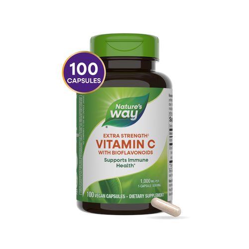 Nature's Way® | Vitamin C with Bioflavonoids Extra Strength‡ Sku:15464