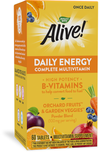 <{%MAIN1_60192%}>Nature's Way® | Alive!® Daily Energy Complete Multivitamin