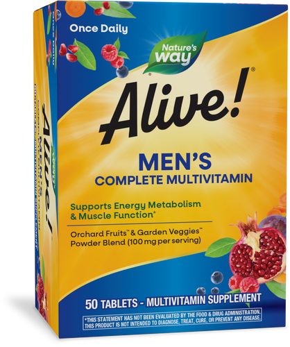 Natures's Way Alive!® Men’s Complete Multivitamin Sku:13660