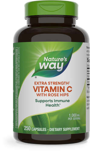 Natures's Way Vitamin C with Rose Hips Extra Strength‡ Sku:40313