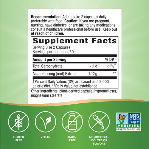 Nature's Way® | Asian Ginseng Sku:13300