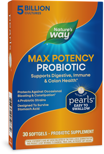 Natures's Way Probiotic Pearls® MAX Potency Sku:5073IP