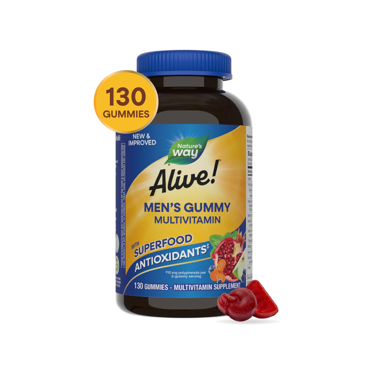 <{%MAIN7_14031%}>Nature's Way® | Alive!® Men's Gummy Multivitamin