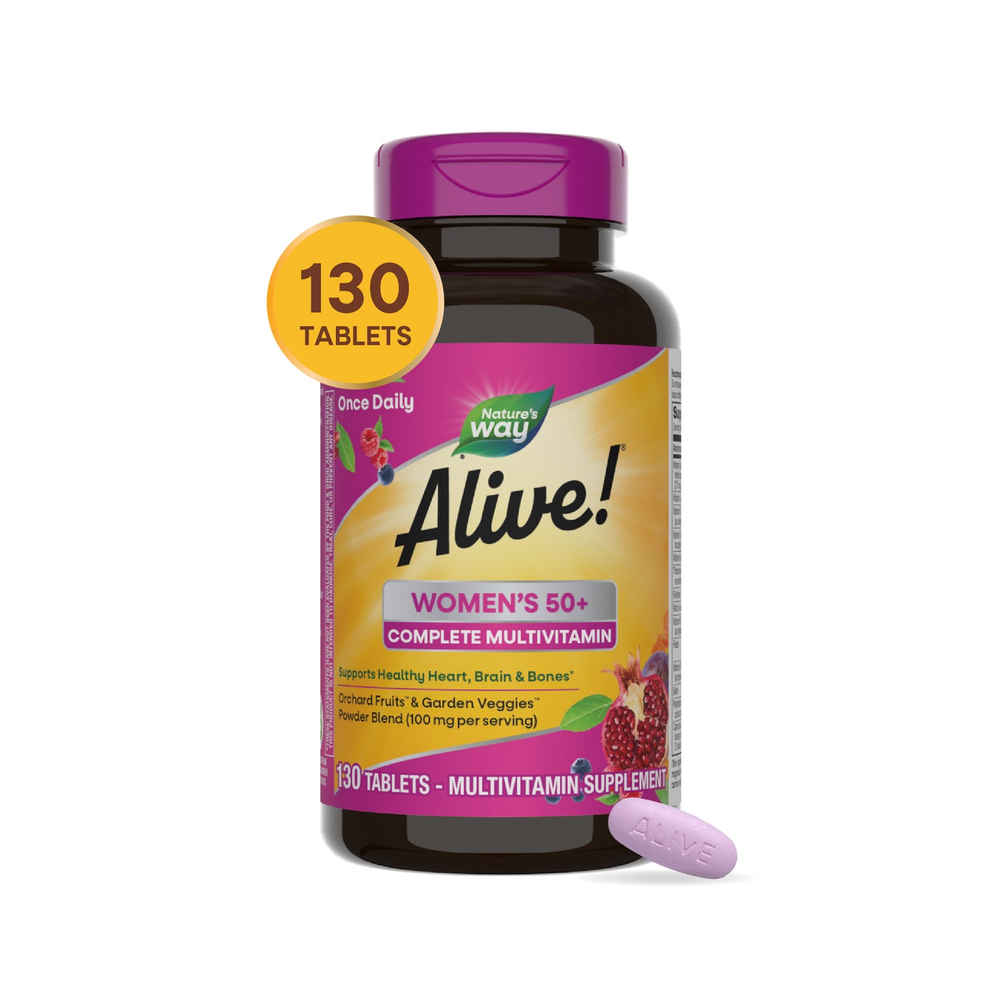 <{%MAIN7_14210%}>Nature's Way® | Alive!® Women's 50+ Complete Multivitamin