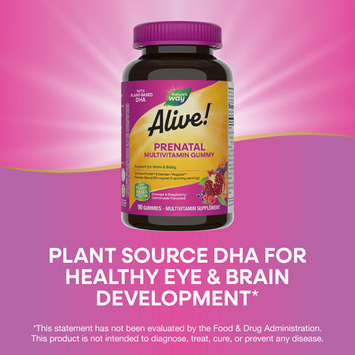 Nature's Way® | Alive!® Daily Support Prenatal Gummy Multivitamin Sku:10488