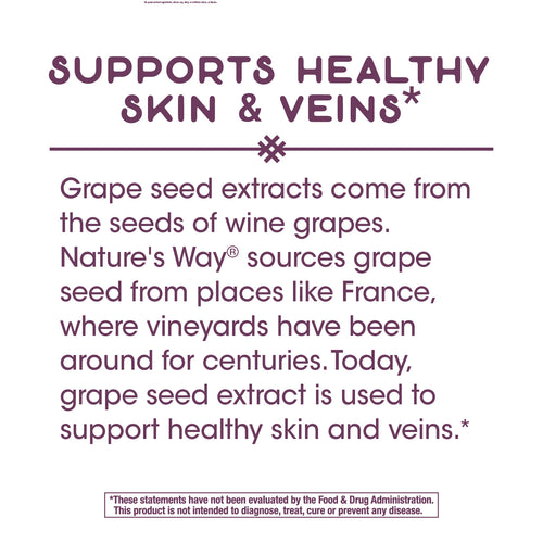 Nature's Way® | Grape Seed Sku:15352