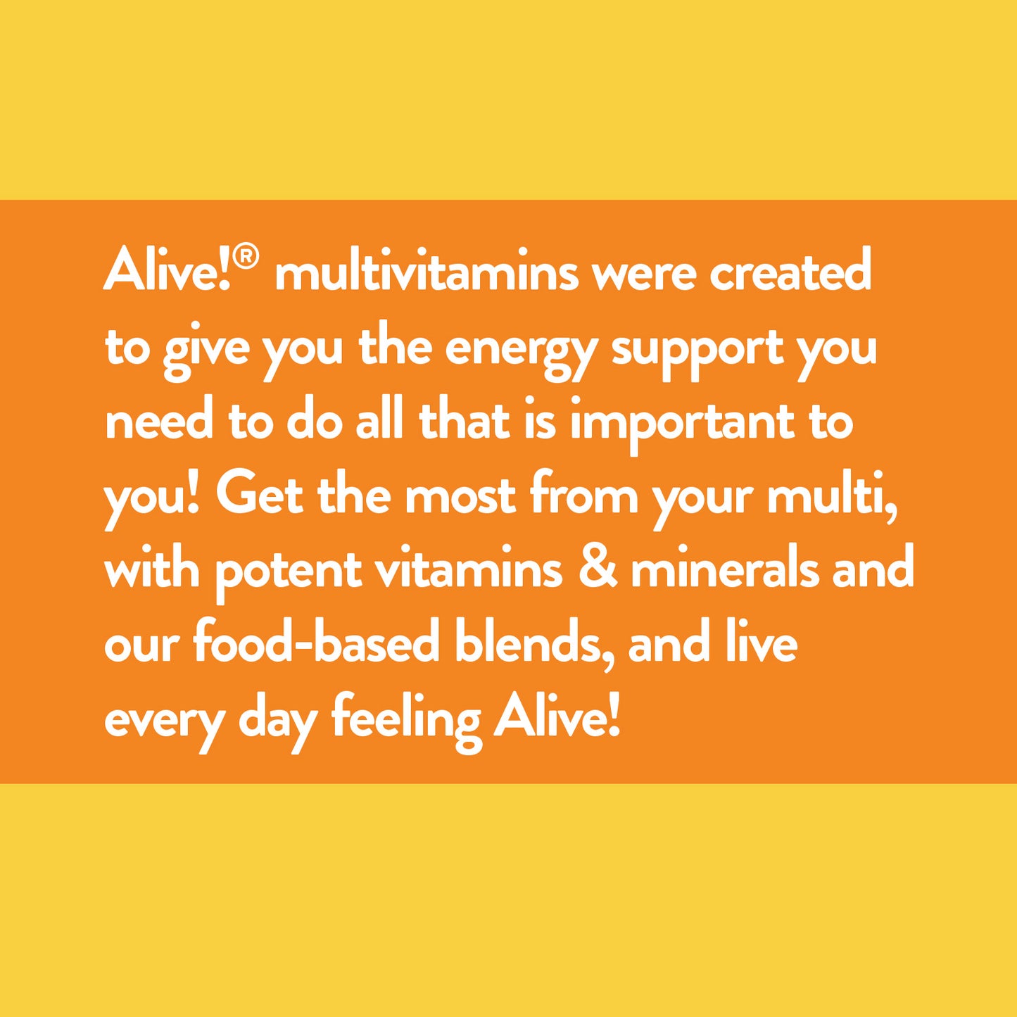 <{%MAIN9_60192%}>Nature's Way® | Alive!® Daily Energy Complete Multivitamin