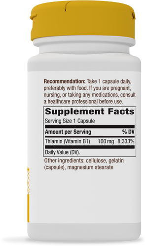 Nature's Way® | Vitamin B1 Sku:40411