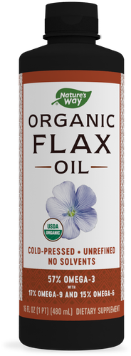 Natures's Way Organic Flax Oil Sku:15426