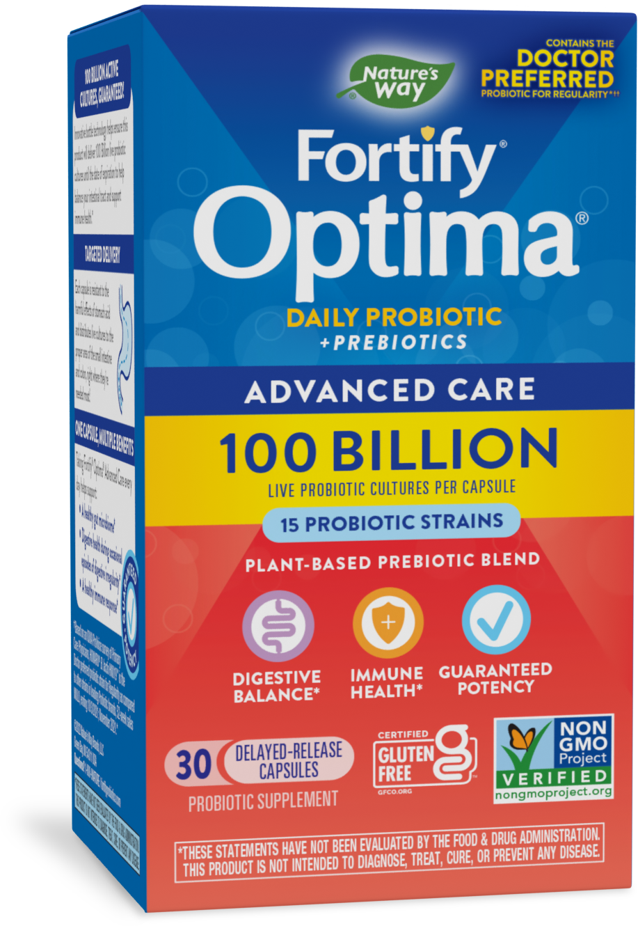 Fortify® Optima® Advanced Care 100 Billion Probiotic + Prebiotic