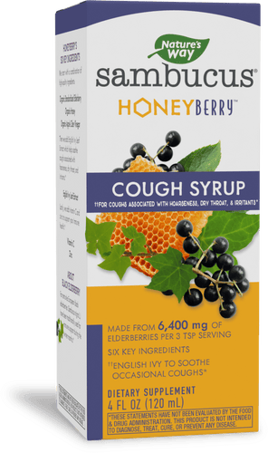 Natures's Way Sambucus HoneyBerry Cough Syrup Sku:13313