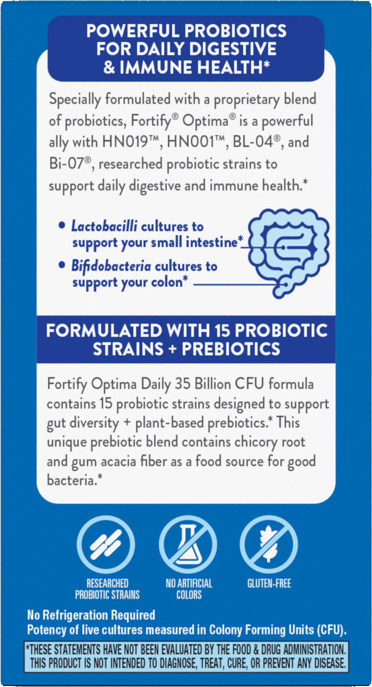 <{%MAIN2_15652%}>Nature's Way® | Fortify® Optima® 35 Billion Probiotic + Prebiotic