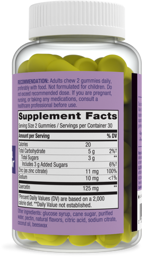 Nature's Way® | Quercetin Gummies with Zinc Sku:14261