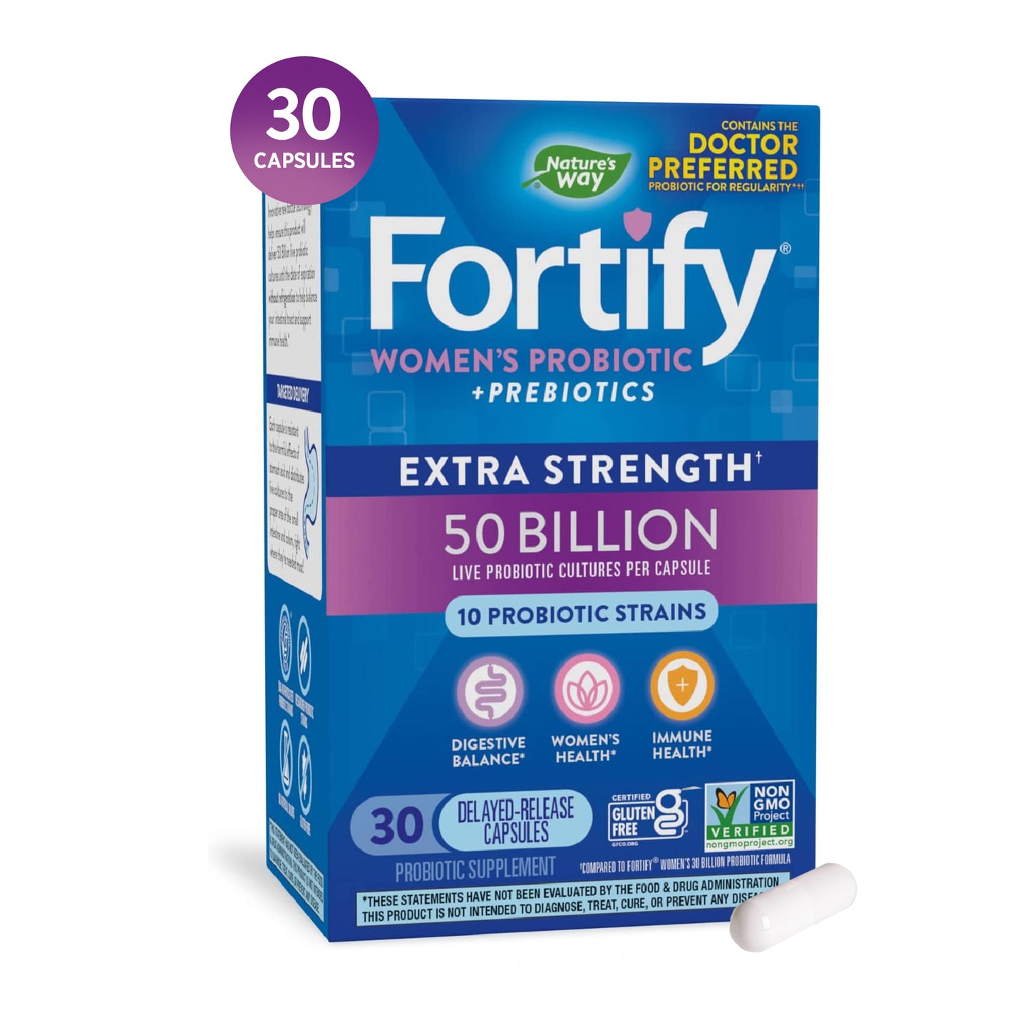 <{%MAIN5_11581%}>Nature's Way® | Fortify® Women's 50 Billion Daily Probiotic