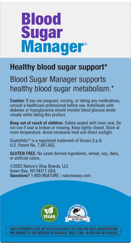 Nature's Way® | Blood Sugar Manager® Sku:04906