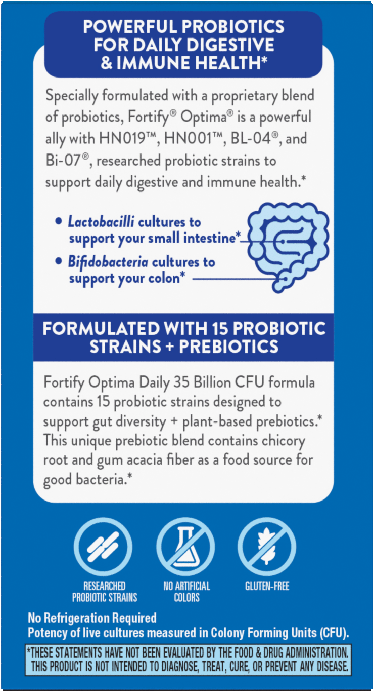 <{%MAIN2_15653%}>Nature's Way® | Fortify® Optima® 35 Billion Probiotic + Prebiotic