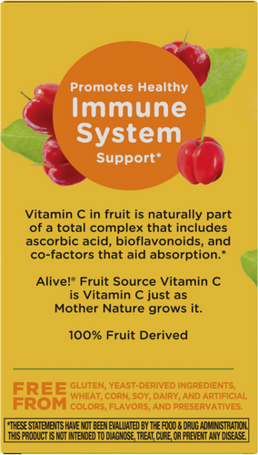 Nature's Way® | Alive!® Fruit Source Vitamin C Sku:15142