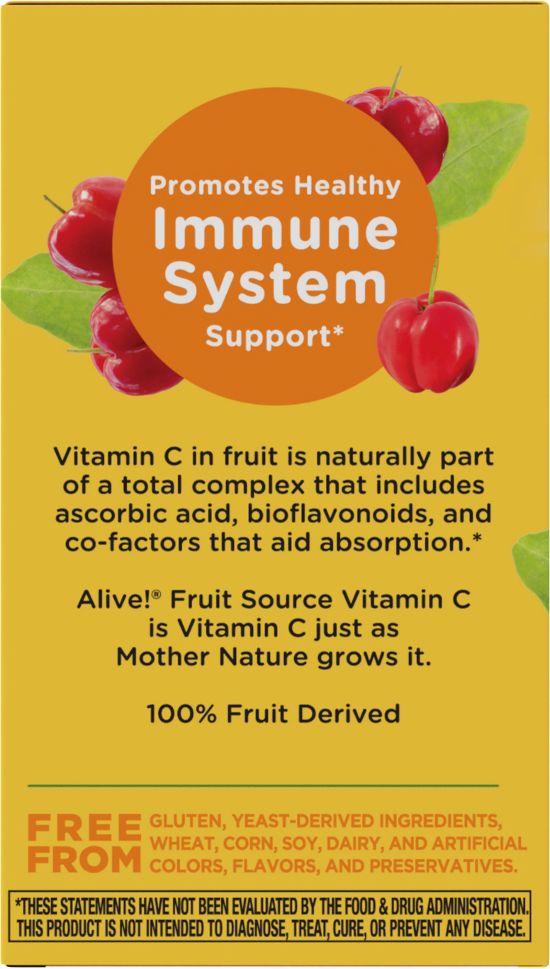 <{%MAIN2_15142%}>Nature's Way® | Alive!® Fruit Source Vitamin C