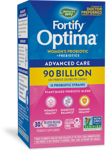 Natures's Way Fortify® Optima® Women’s Advanced Care 90 Billion Probiotic + Prebiotic Sku:15859