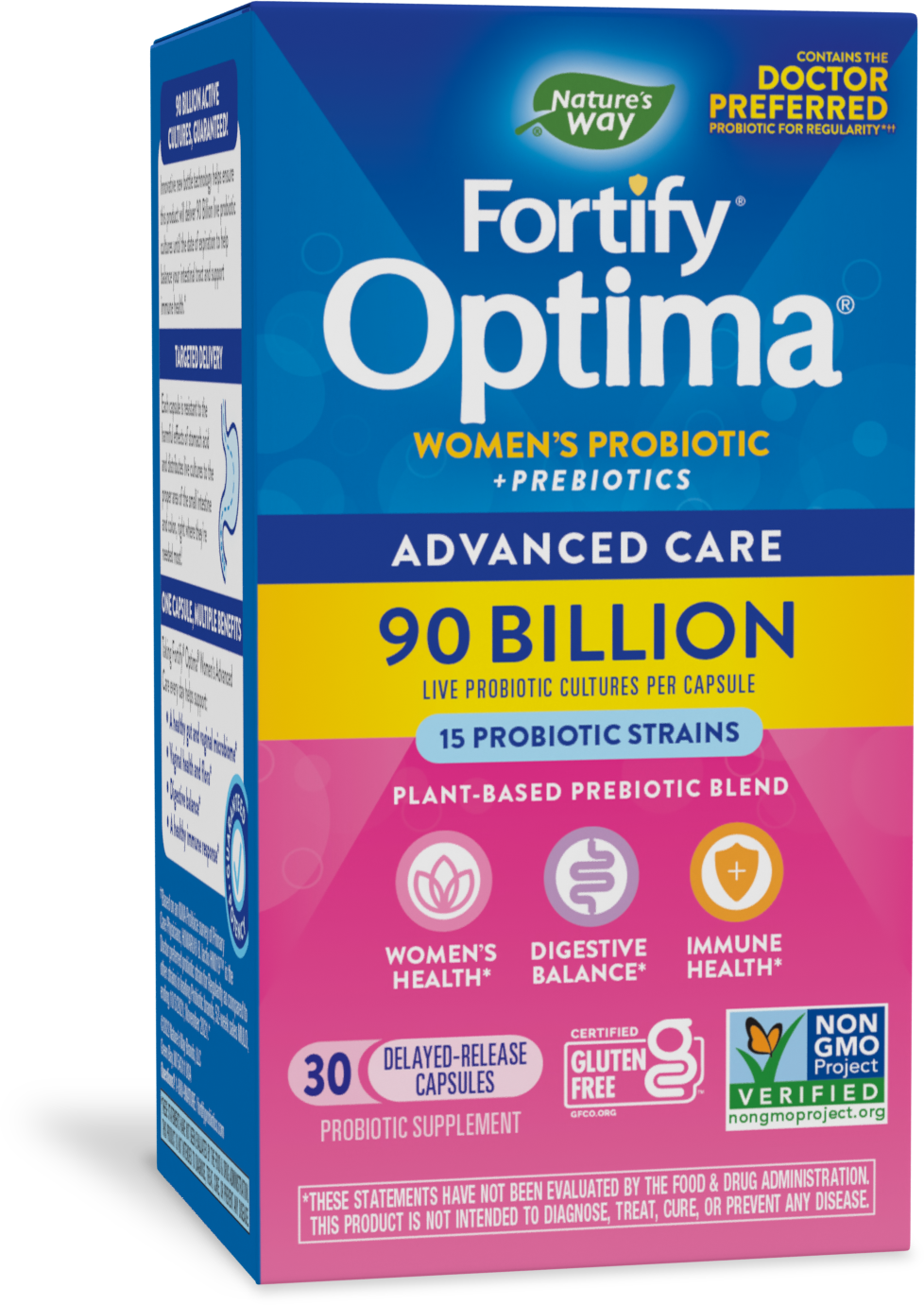 Fortify® Optima® Women’s Advanced Care 90 Billion Probiotic + Prebiotic