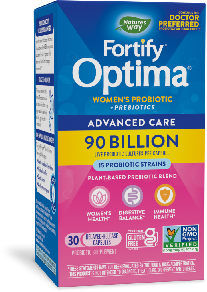 Fortify® Optima® Women’s Advanced Care 90 Billion Probiotic + Prebiotic