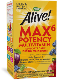 Alive!® Max6 Max Potency Daily Multivitamin