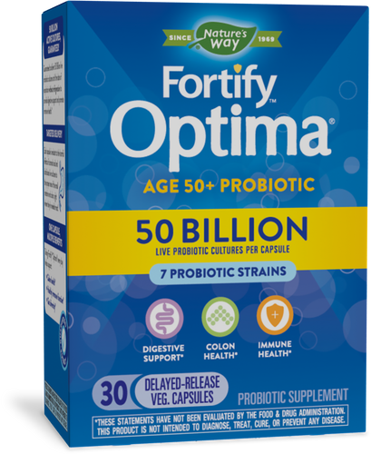 Natures's Way Fortify® Optima® Adult 50+ 50 Billion Probiotic Sku:10762