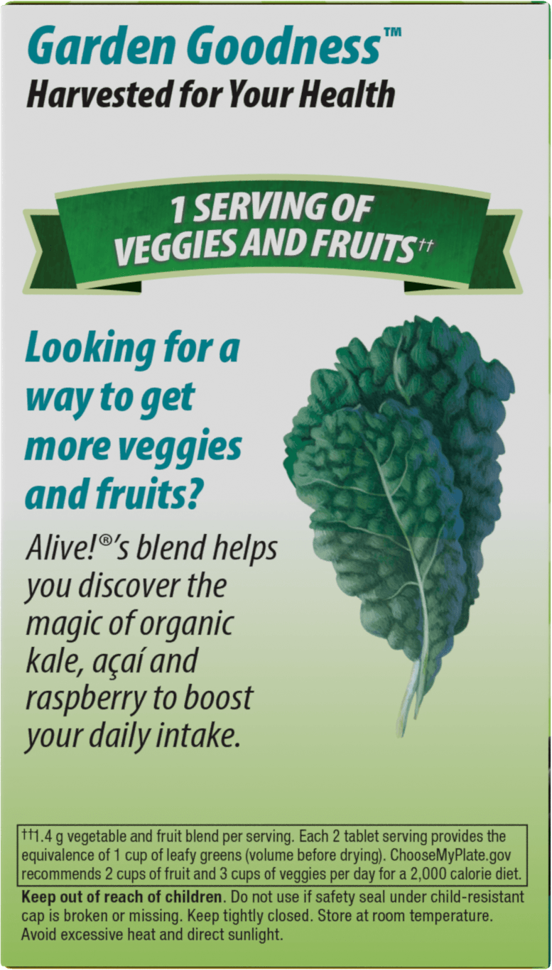 <{%MAIN3_12112%}>Nature's Way® | Alive!® Garden Goodness™ for Men