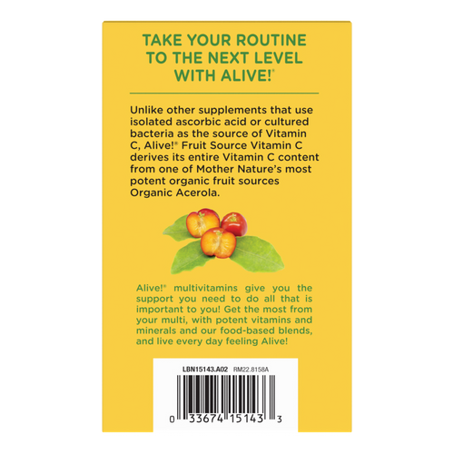 Nature's Way® | Alive!® Fruit Source Vitamin C Drink Mix Sku:15143