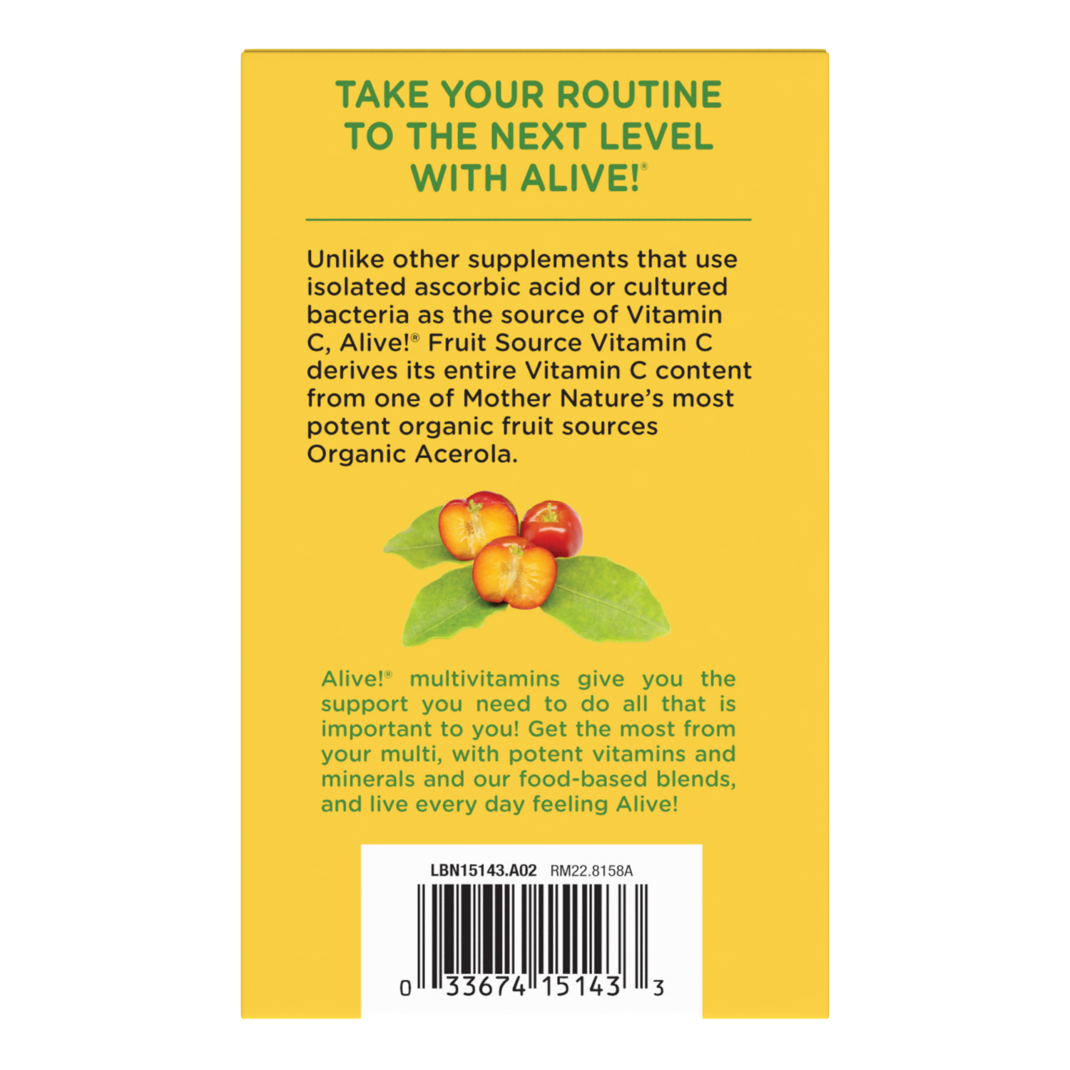 Nature's Way® | Alive!® Fruit Source Vitamin C Drink Mix
