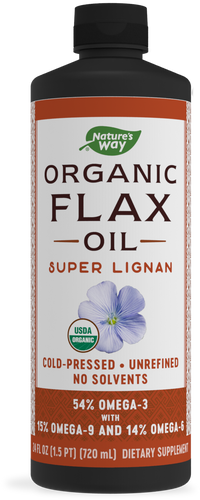 Natures's Way Organic Flax Oil Super Lignan Sku:15429