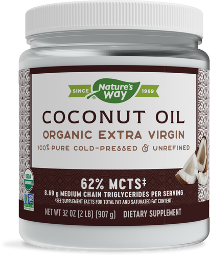 Natures's Way Organic Extra Virgin Coconut Oil Sku:15659