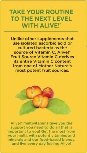 Nature's Way® | Alive!® Fruit Source Vitamin C Sku:15142